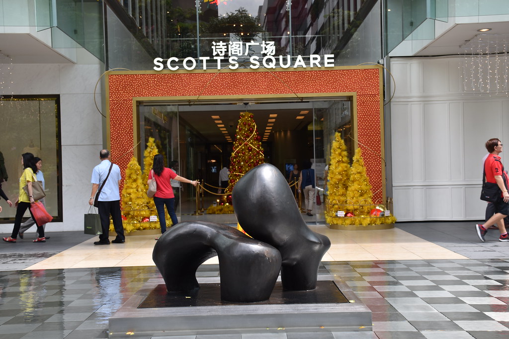 Scotts Square Entrance Orchard Road Singapore